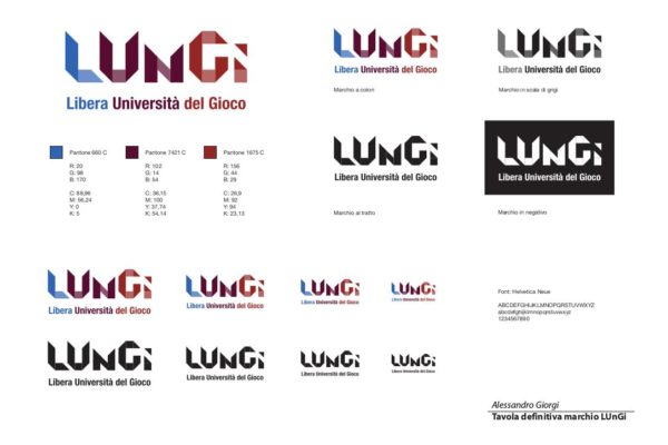 Proposta 2 logo per associazione LUNGI di Alessandro Giorgi.